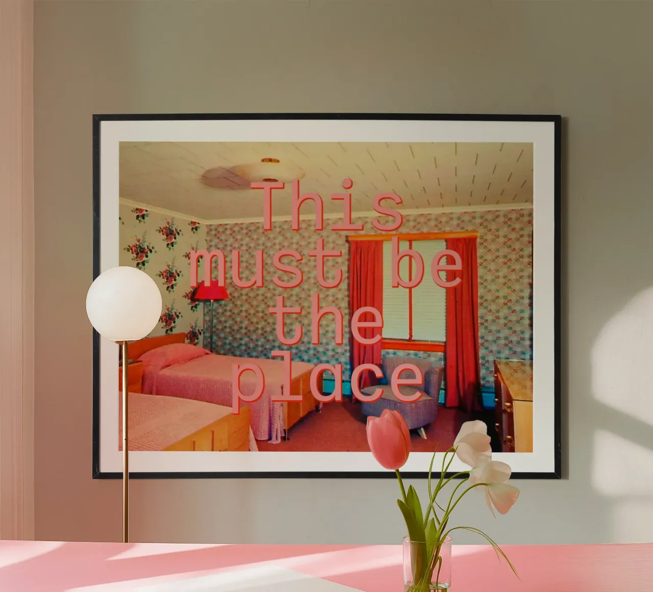 This Must be the Place poster met kunststof frame van MsGonzalez
