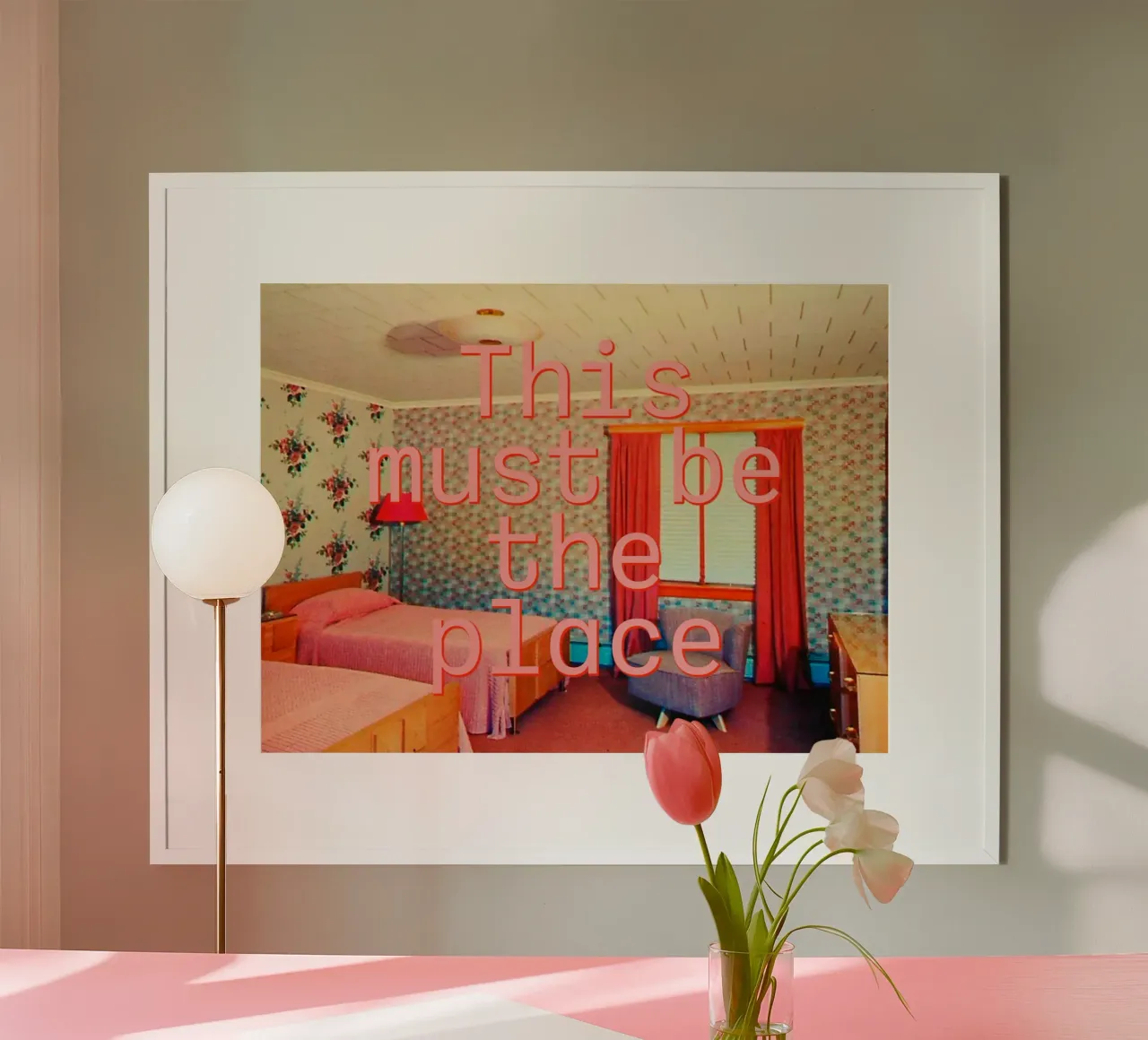 This Must be the Place poster met kunststof frame van MsGonzalez