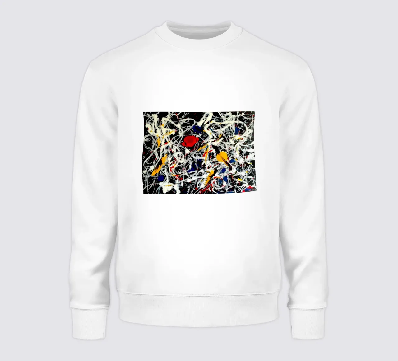 Numero 15 - Rosso, grigio, bianco, giallo felpa da Corene Morar