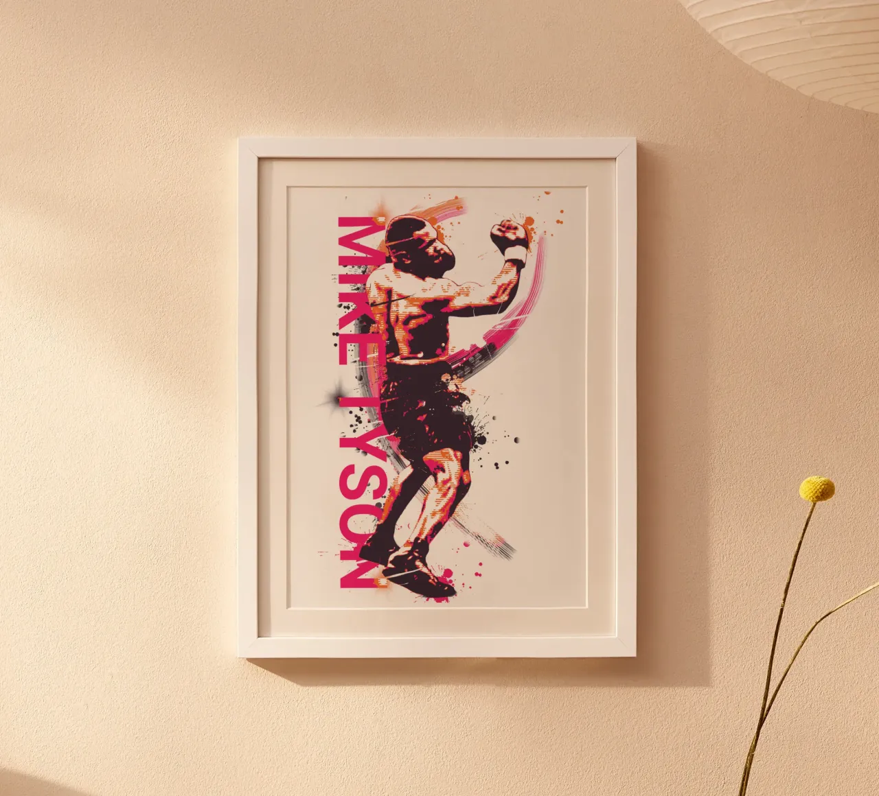 Mike Tyson boxing legend poster da Lembayung art