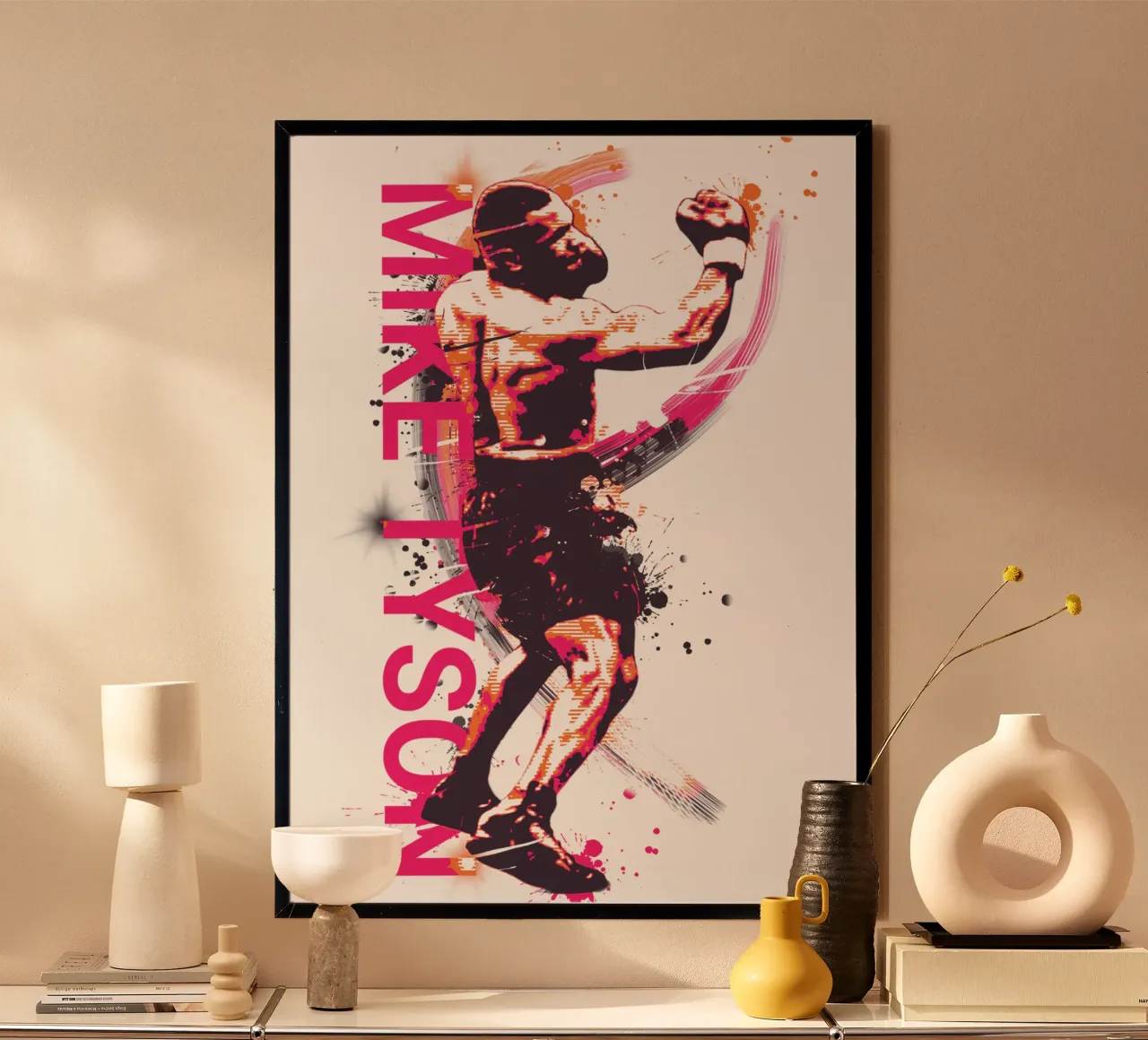 Mike Tyson boxing legend poster da Lembayung art