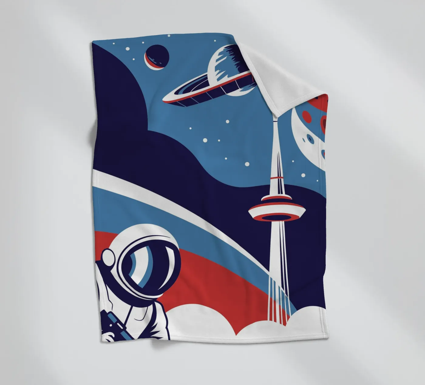 Astronauten fleecedeken van STORE PRESENCE