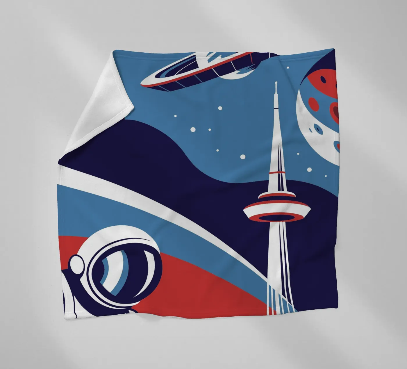 Astronauten fleecedeken van STORE PRESENCE