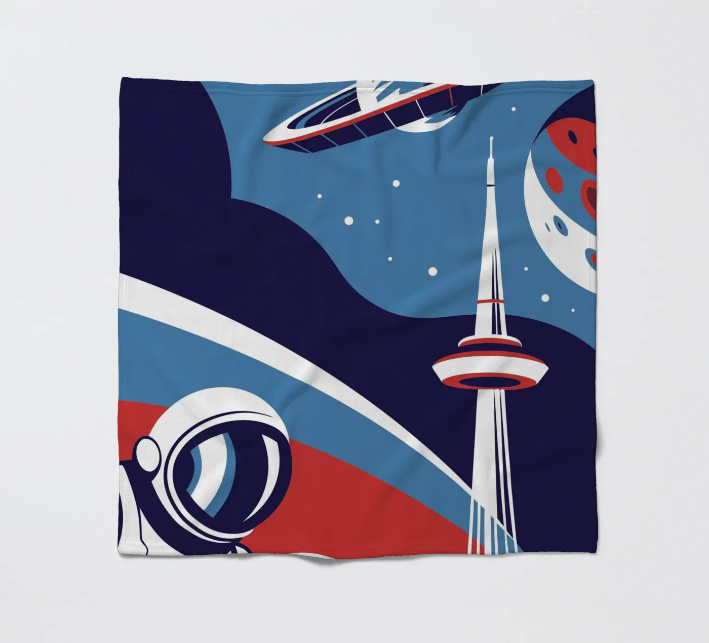 Astronauten fleecedeken van STORE PRESENCE