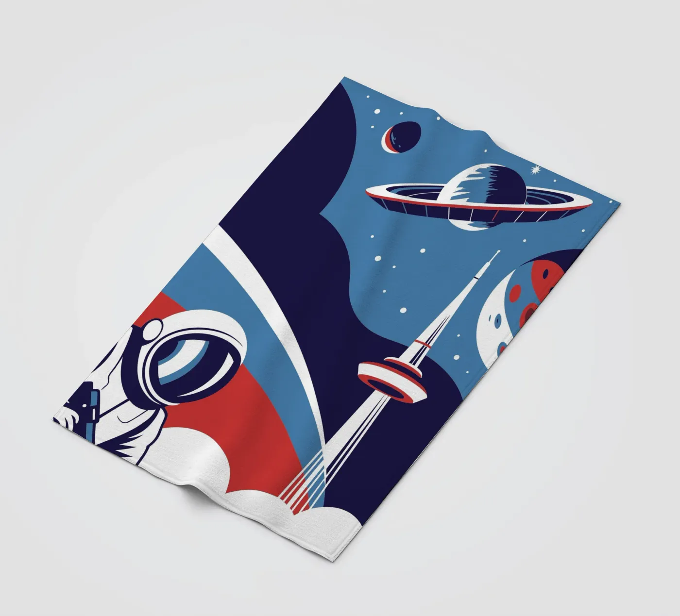 Astronauten fleecedeken van STORE PRESENCE