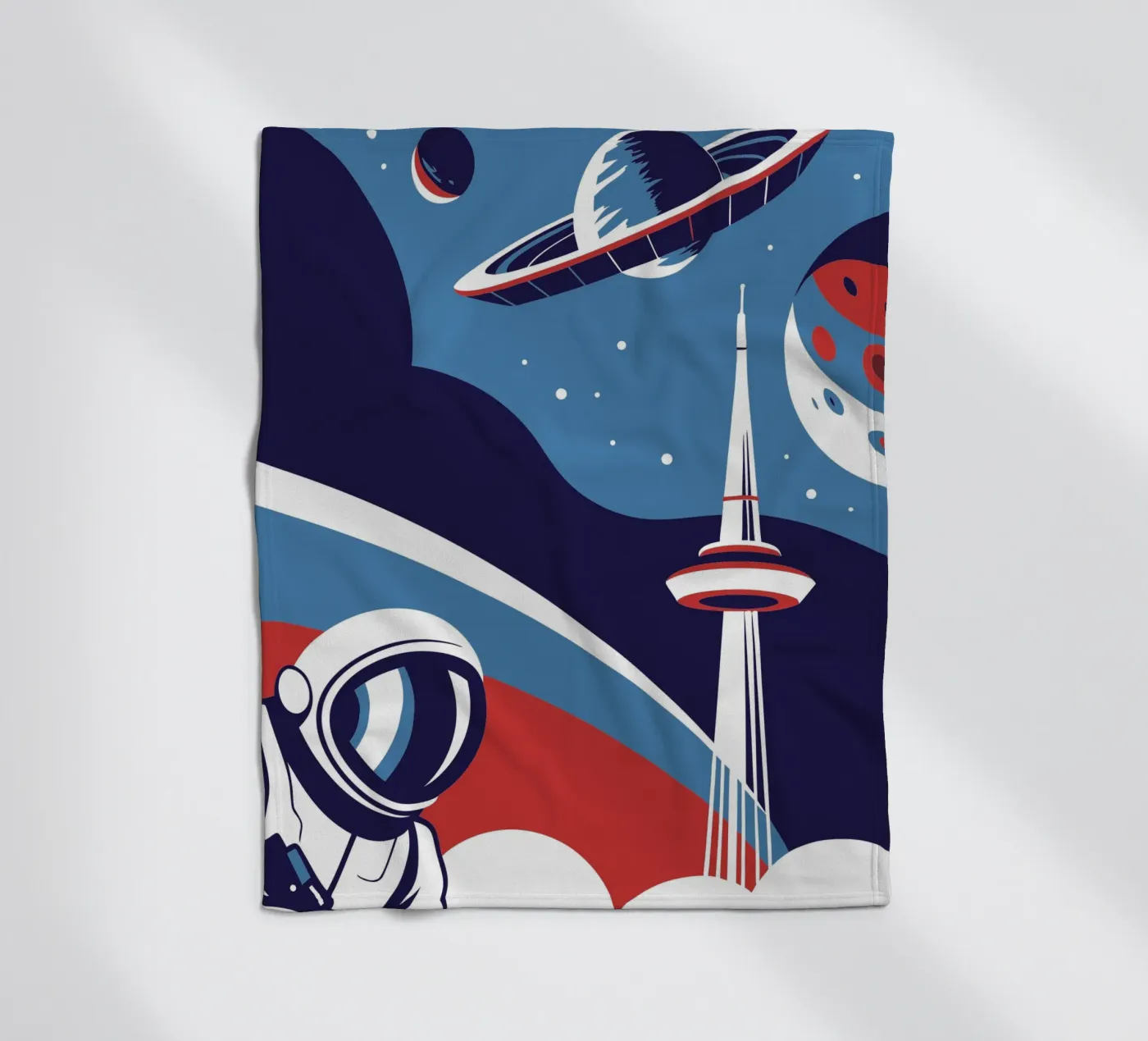 Astronauten fleecedeken van STORE PRESENCE