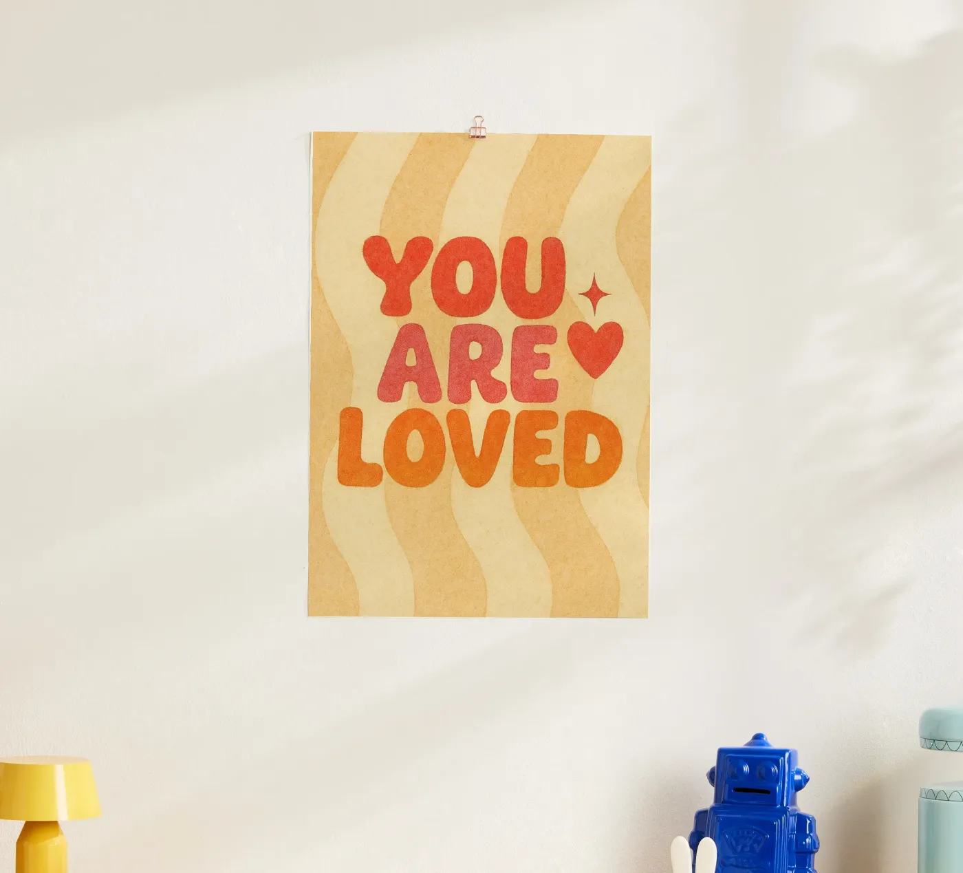 du wirst geliebt Poster von Britania