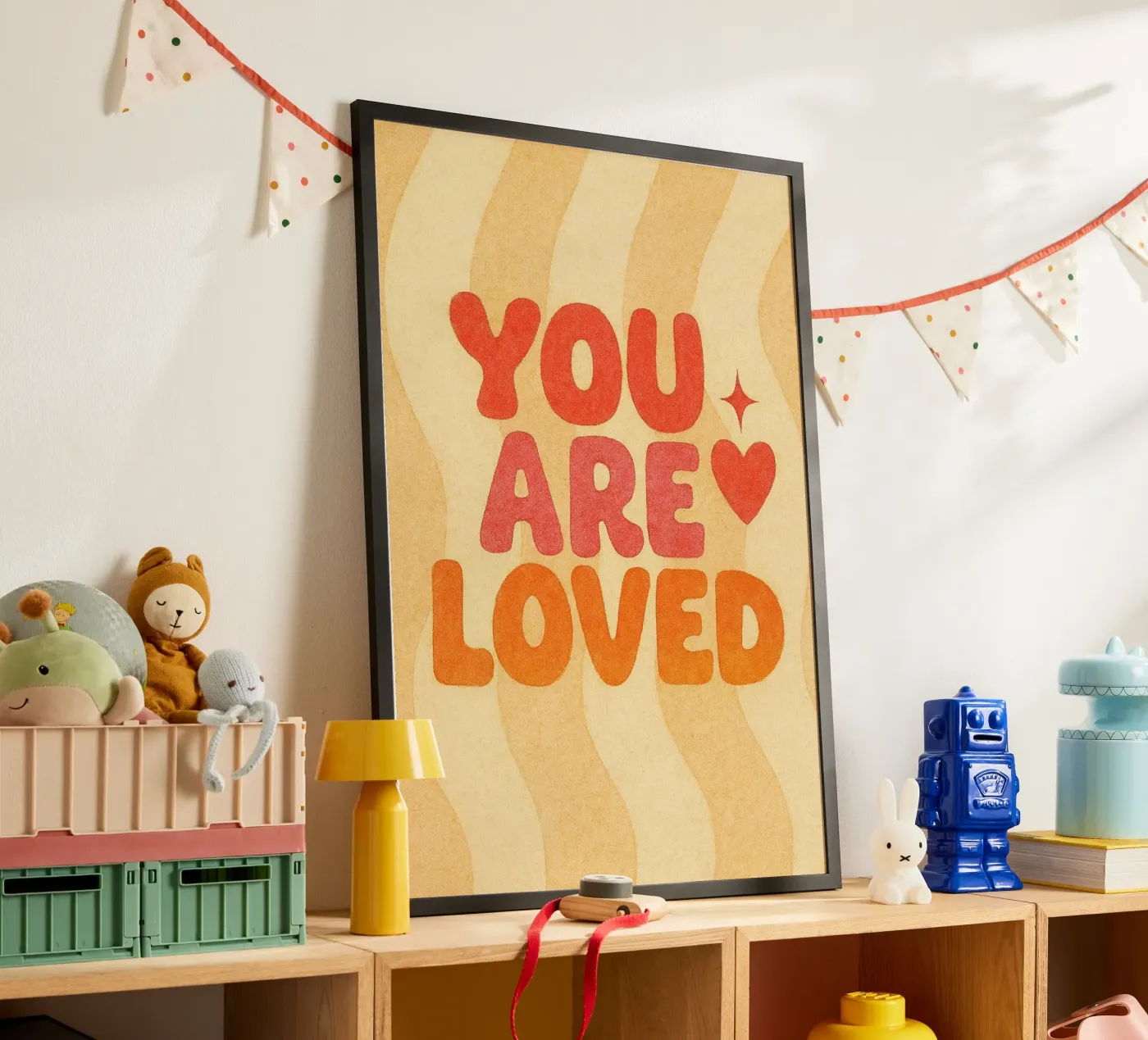 du wirst geliebt Poster von Britania