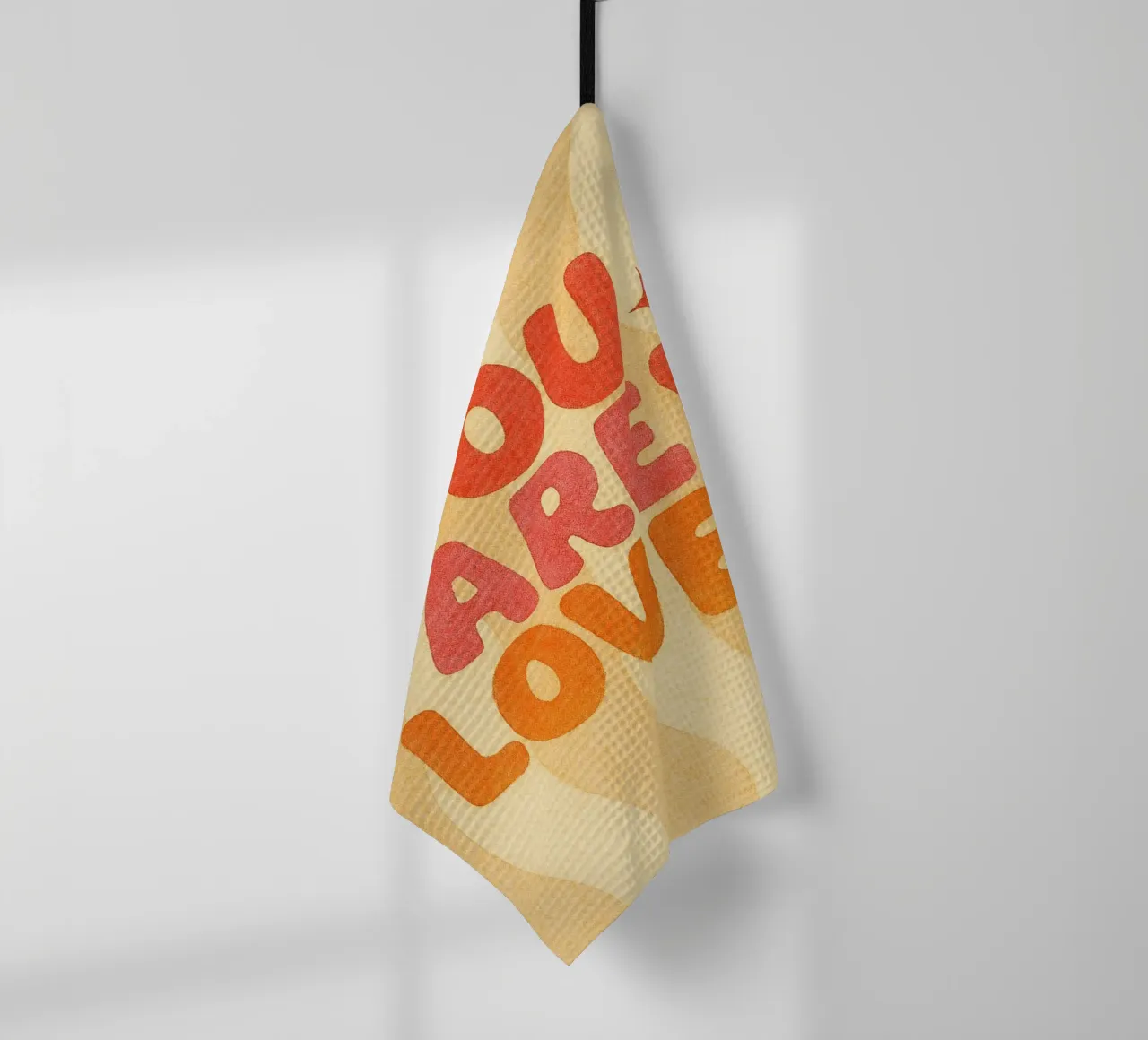 tu es aimé(e) torchon de Britania