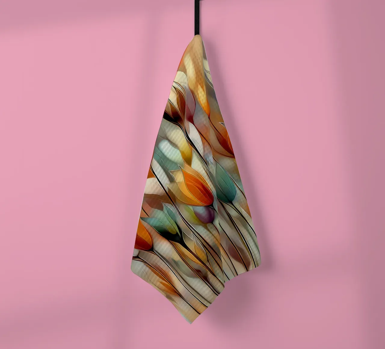 Fiori astratti canovaccio da cucina da Pictura