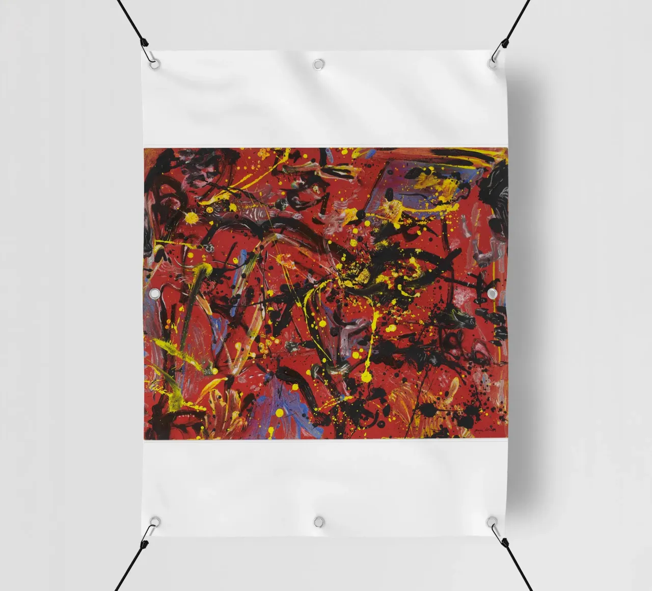 RILASCIARE CHRISTIE'S PER OFFRIRE COMPOSIZIONI ROSSE telo in pvc da Spencer Farrell2