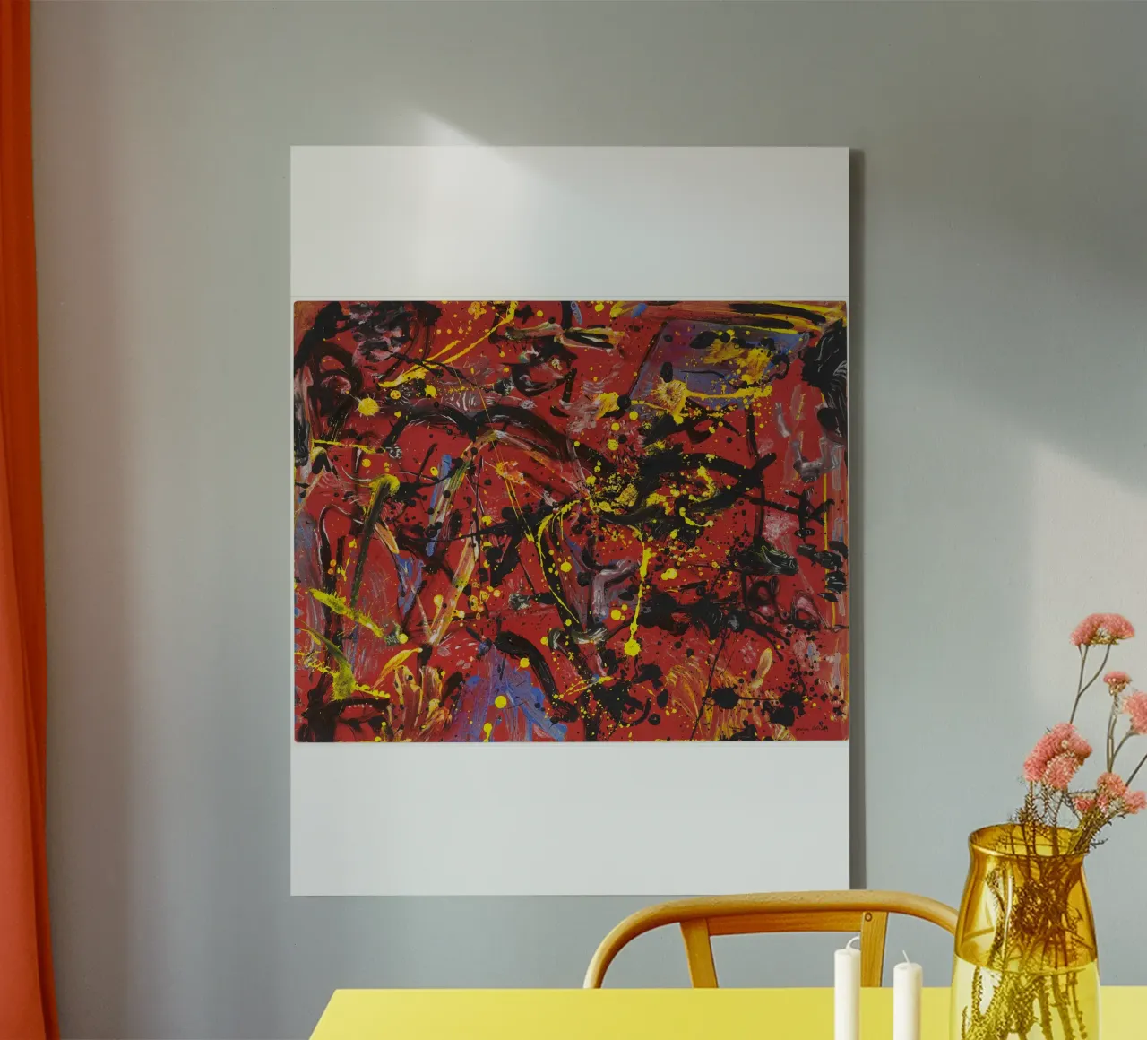 RILASCIARE CHRISTIE'S PER OFFRIRE COMPOSIZIONI ROSSE tela con Cornice a cassetta da Spencer Farrell2