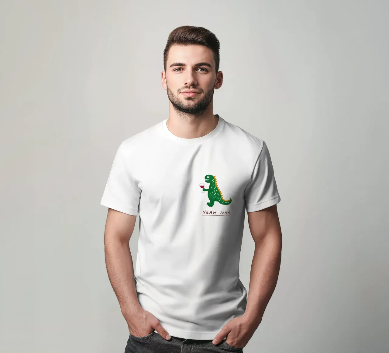 Dino ubriaco t-shirt da Tropicapopy