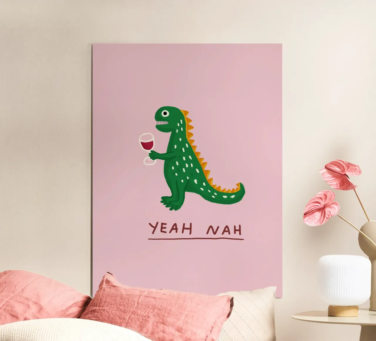 Dino ubriaco poster da Tropicapopy