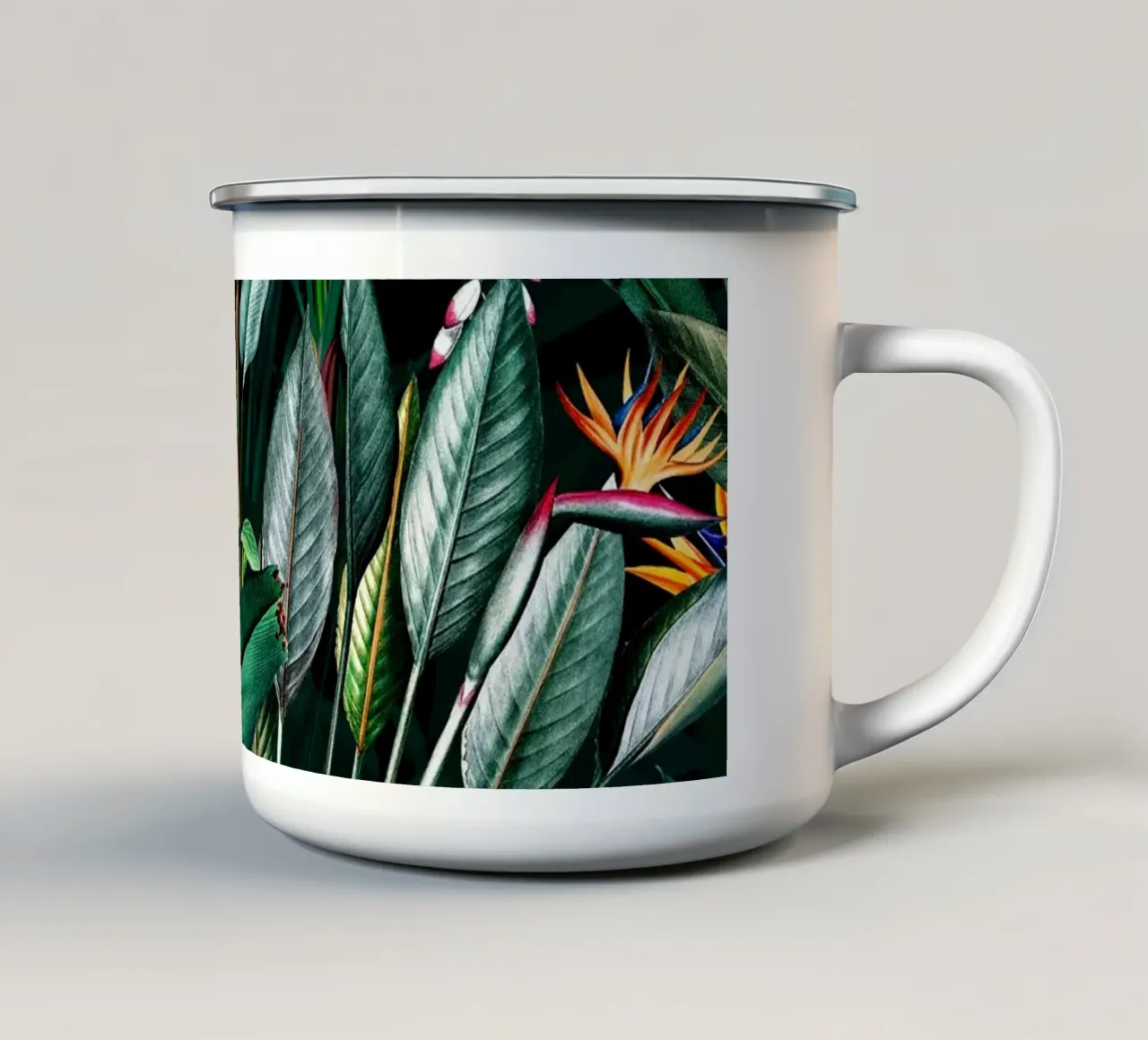 Midnight Garden V tazza in smalto da burcukorkmazyurek