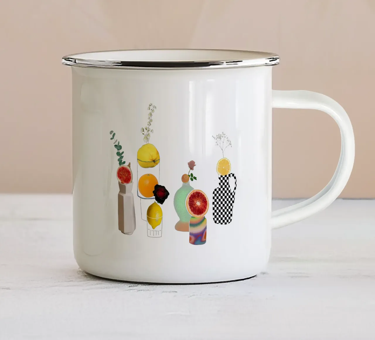 Still Life tazza in smalto da MsGonzalez