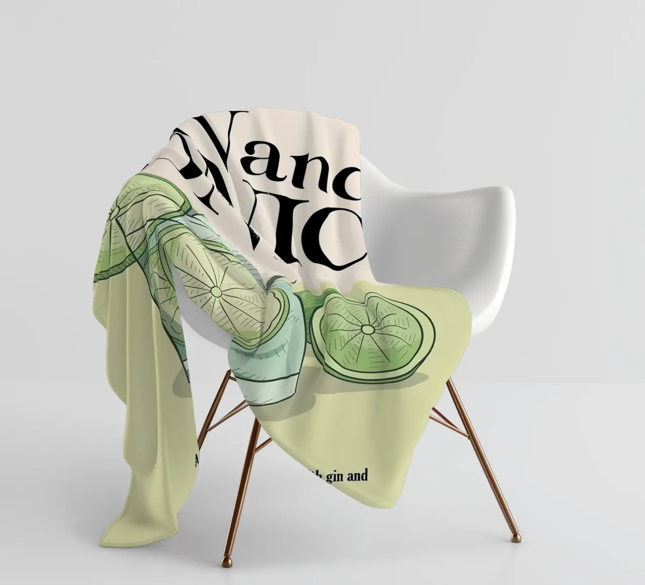 ghiaccio al lime coperta in pile da Oscar Shaw