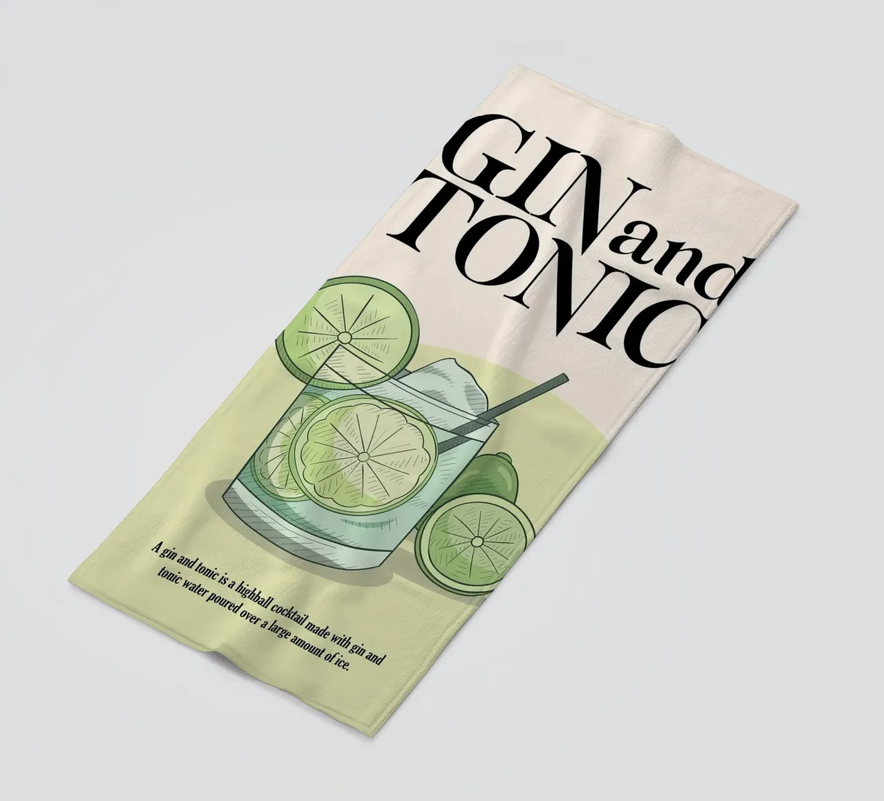 ghiaccio al lime telo mare da Oscar Shaw