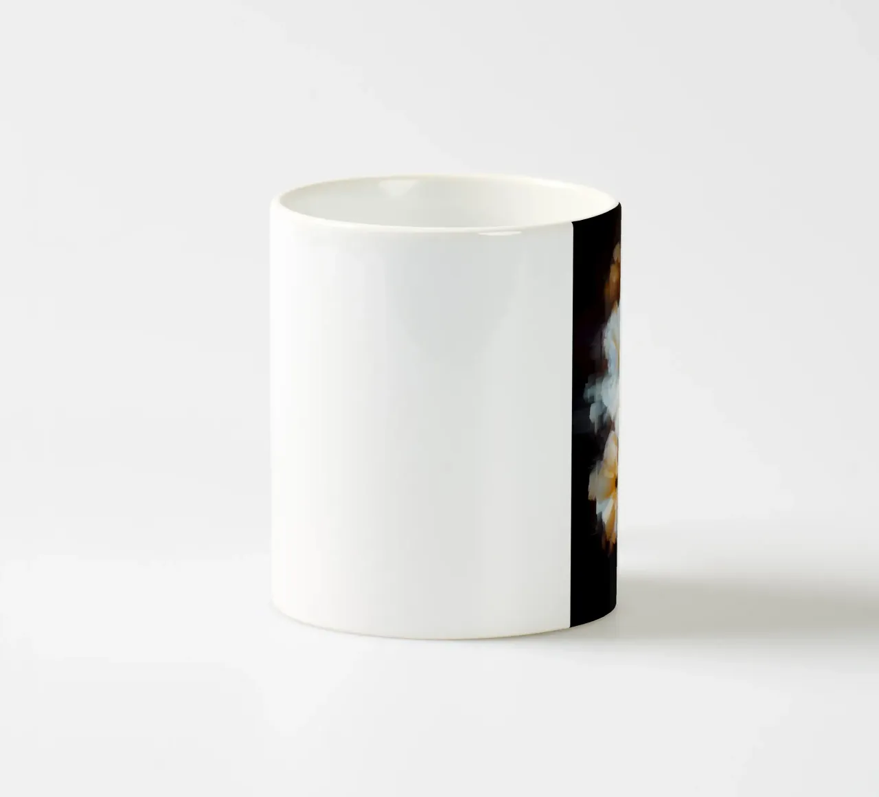 Fiori bianchi tazza in ceramica da Pictura