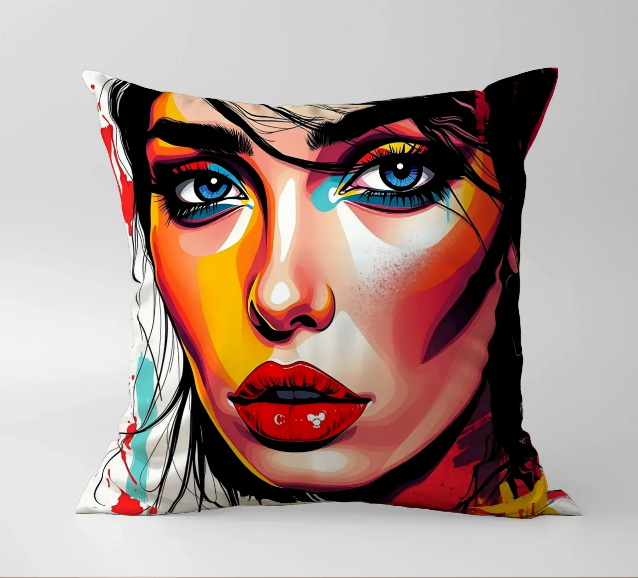 Stile_G_4 cuscino da AI-Portraits by LK