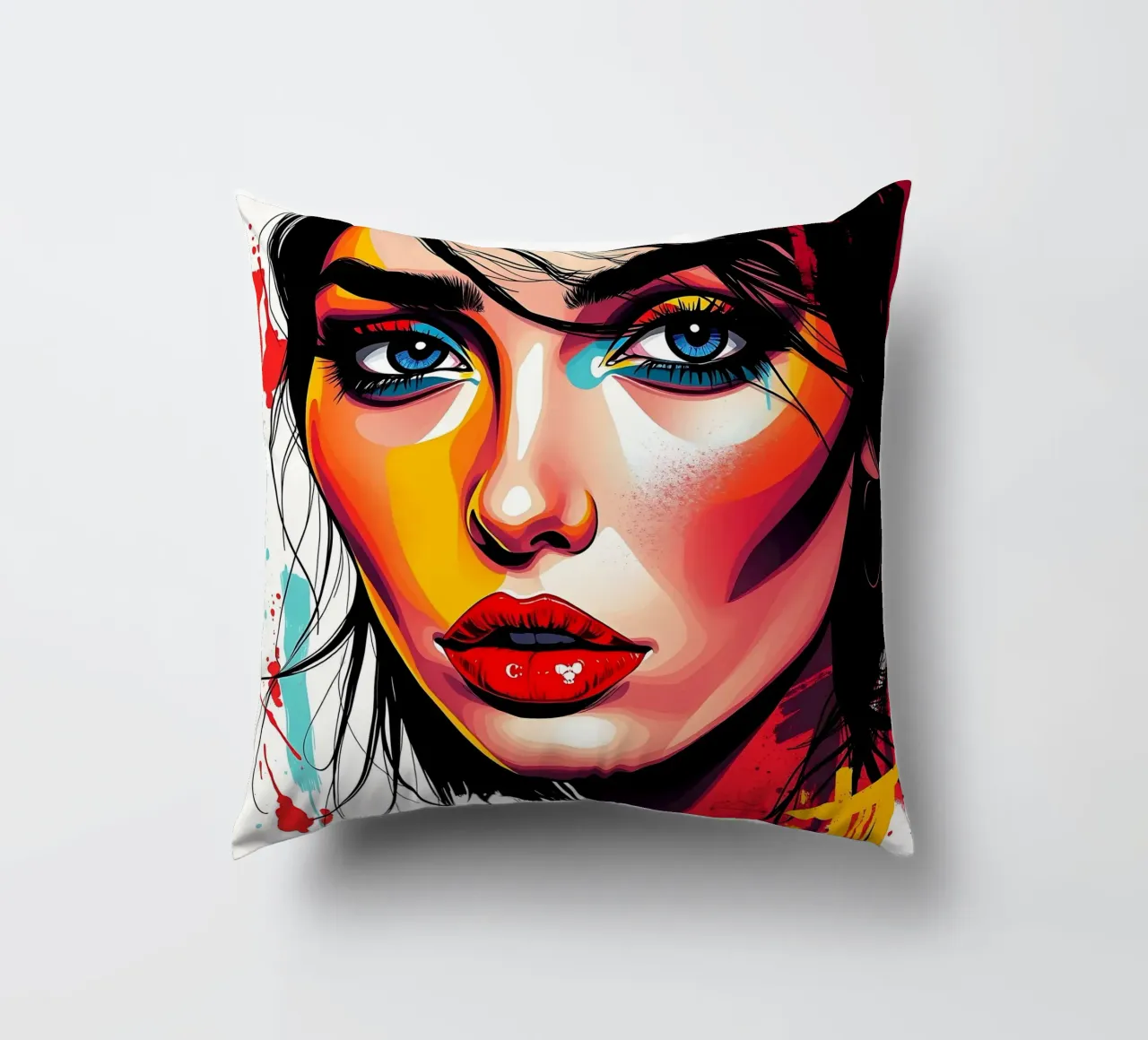 Stile_G_4 cuscino da AI-Portraits by LK