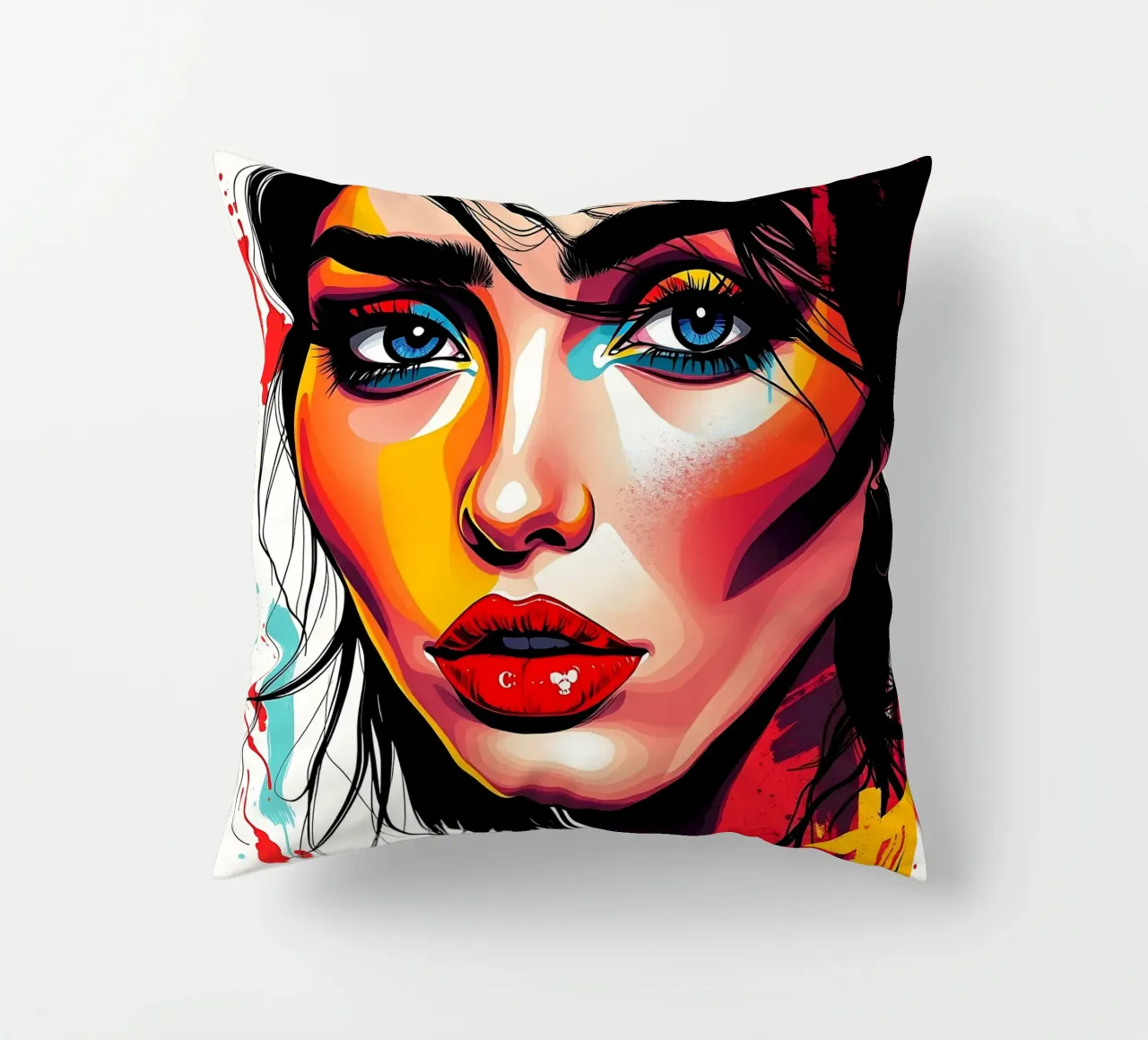 Stile_G_4 cuscino da AI-Portraits by LK