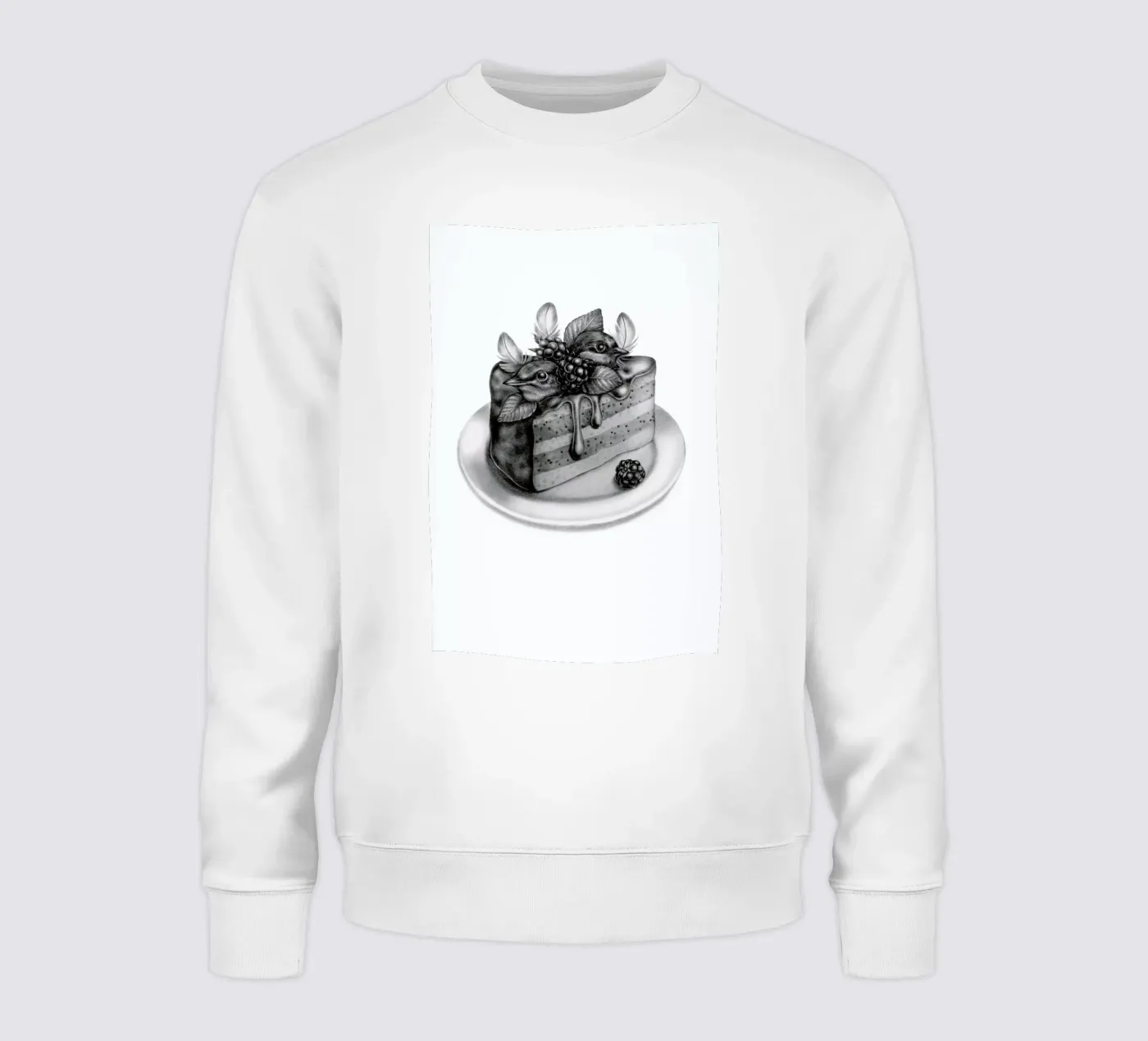 Cake sweatshirt by Maria Vdovichenko