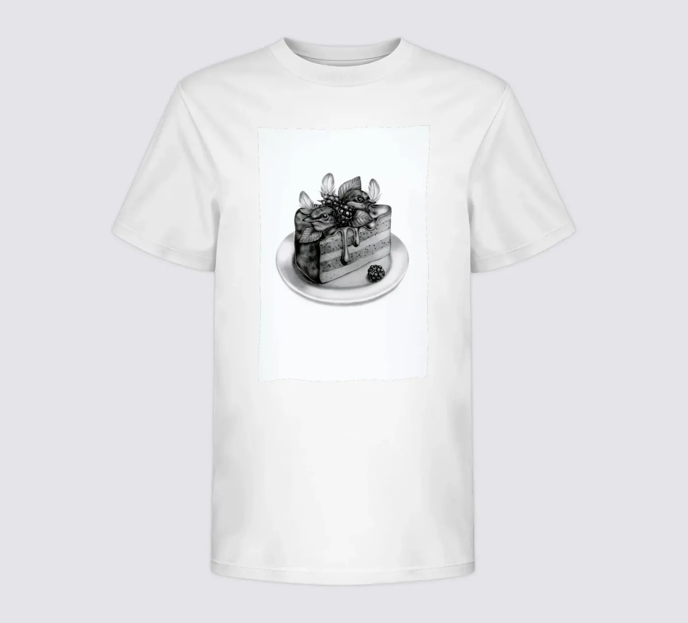 Cake kids t-shirt by Maria Vdovichenko