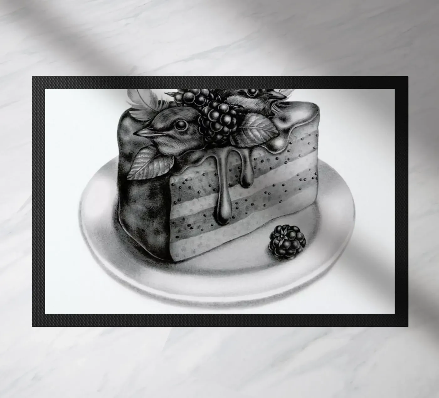 Cake doormat by Maria Vdovichenko