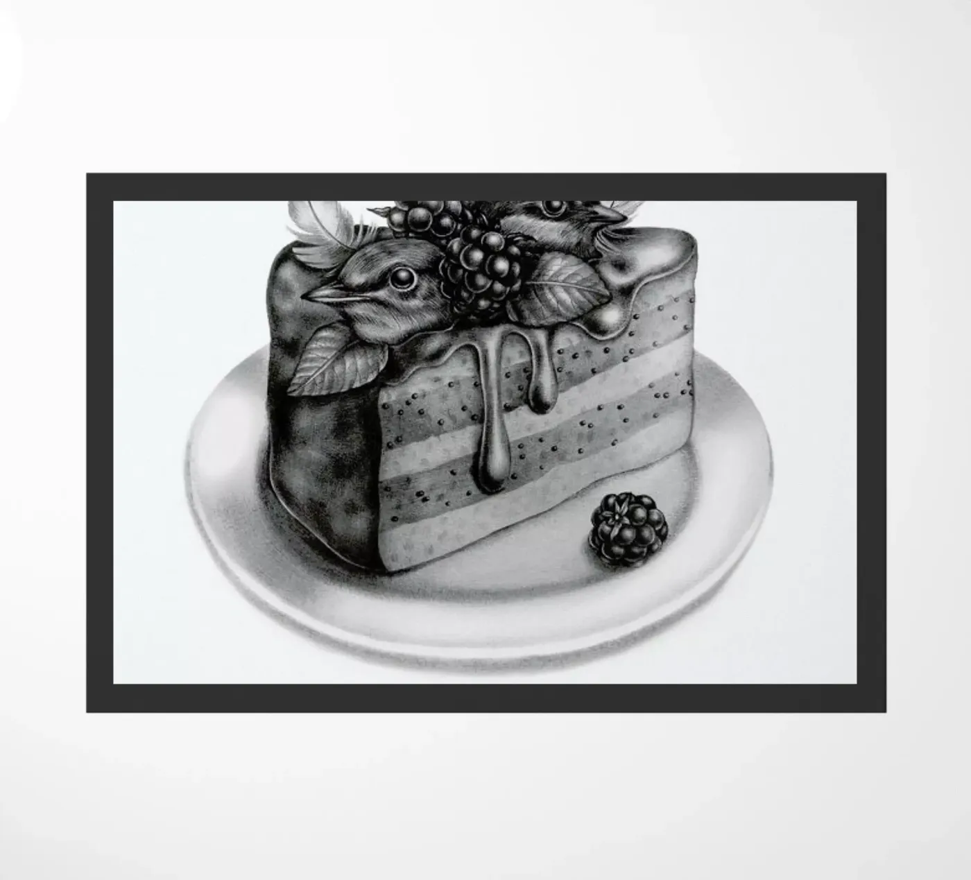 Cake doormat by Maria Vdovichenko