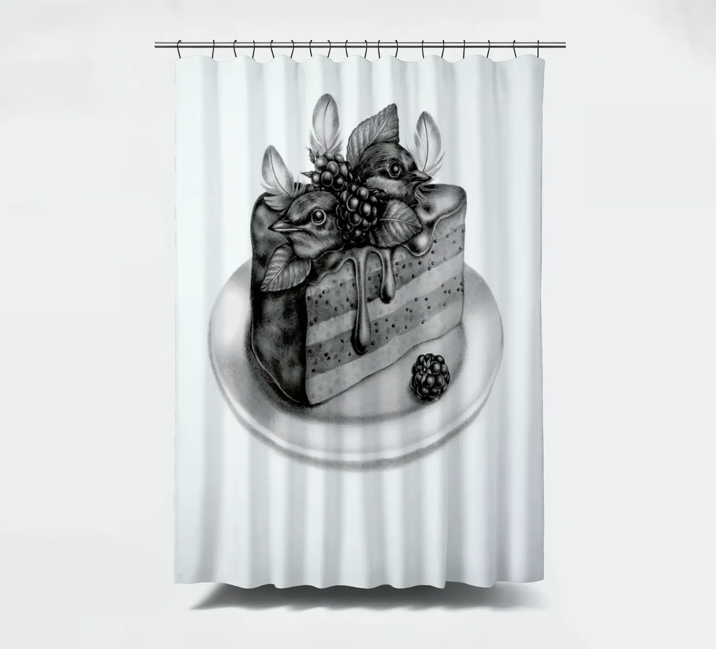 Cake Duschvorhang von Maria Vdovichenko