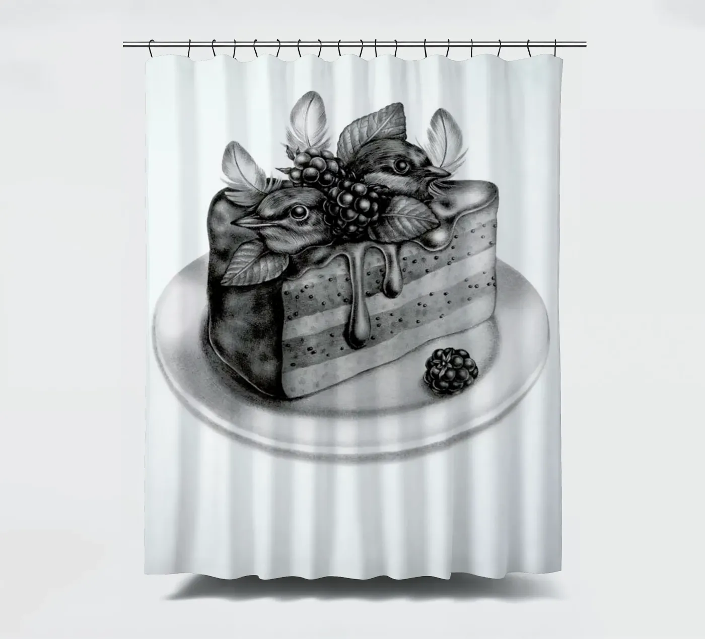 Cake douchegordijn van Maria Vdovichenko