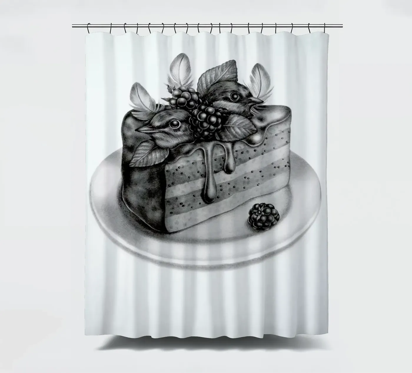 Cake Duschvorhang von Maria Vdovichenko