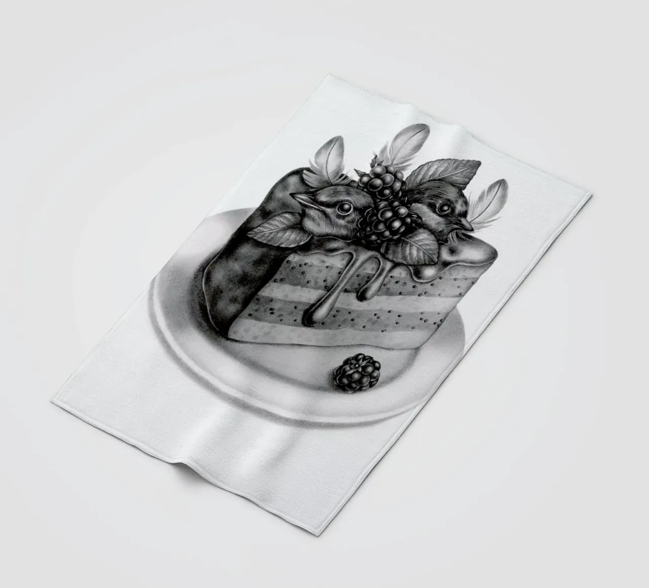 Cake Fleecedecke von Maria Vdovichenko