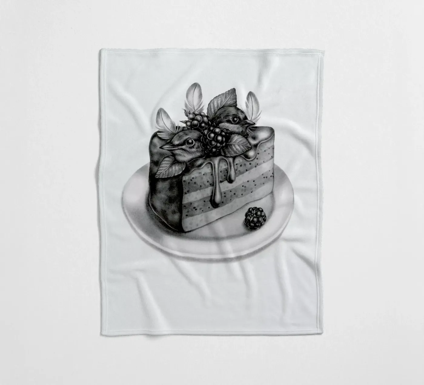 Cake plaid polaire de Maria Vdovichenko