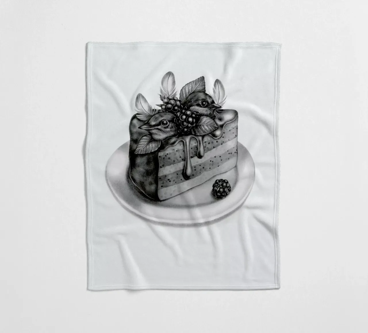 Cake Fleecedecke von Maria Vdovichenko