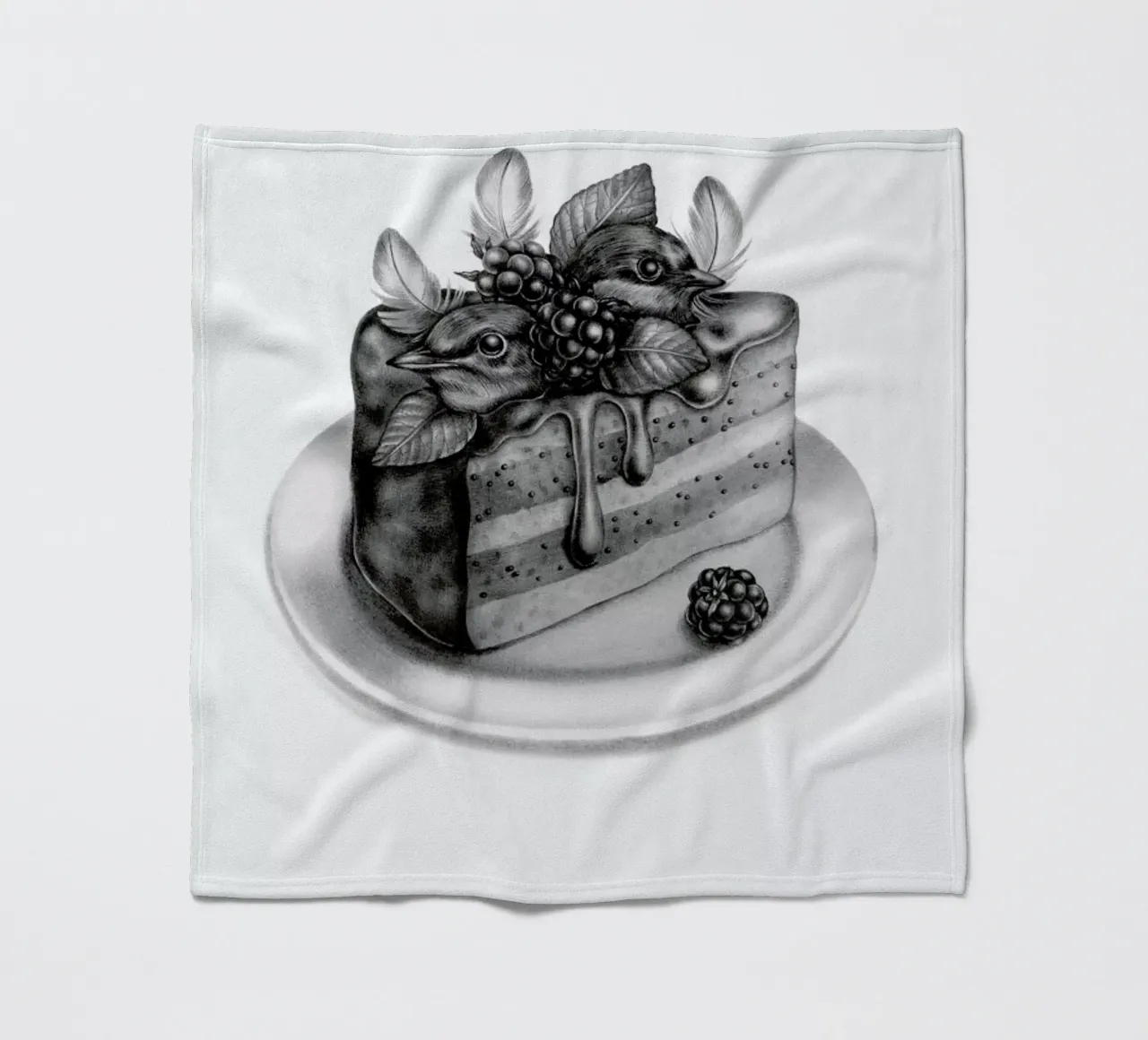 Cake Fleecedecke von Maria Vdovichenko