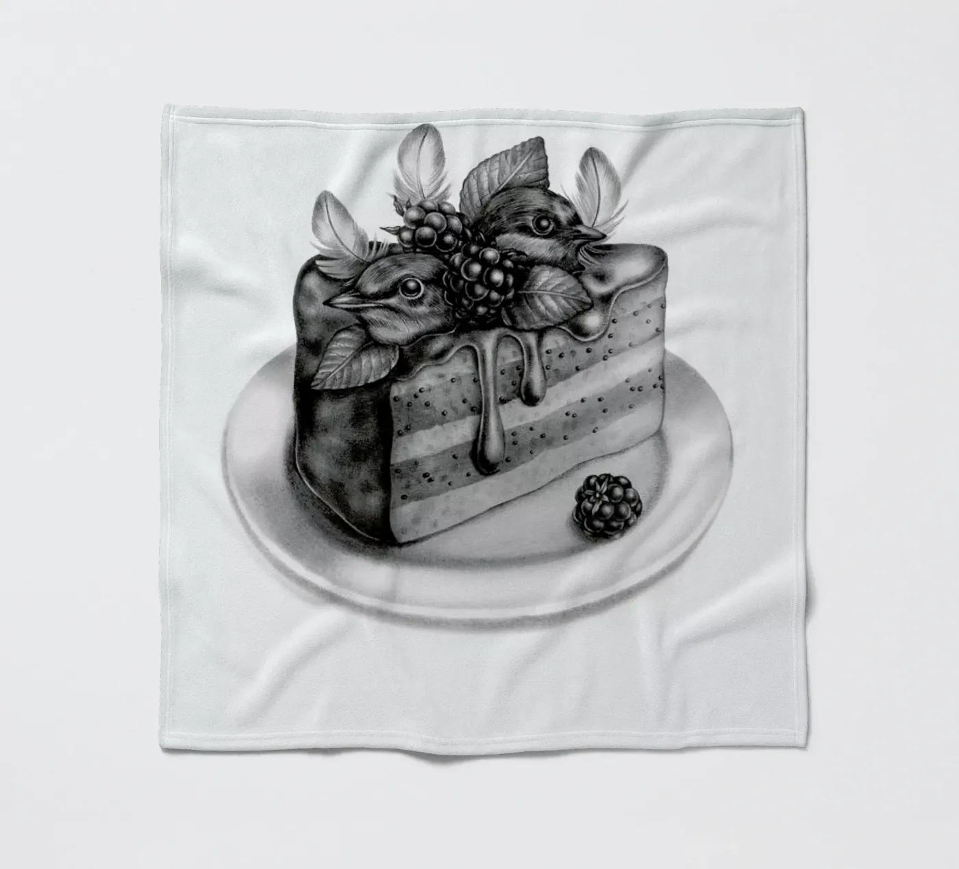 Cake plaid polaire de Maria Vdovichenko