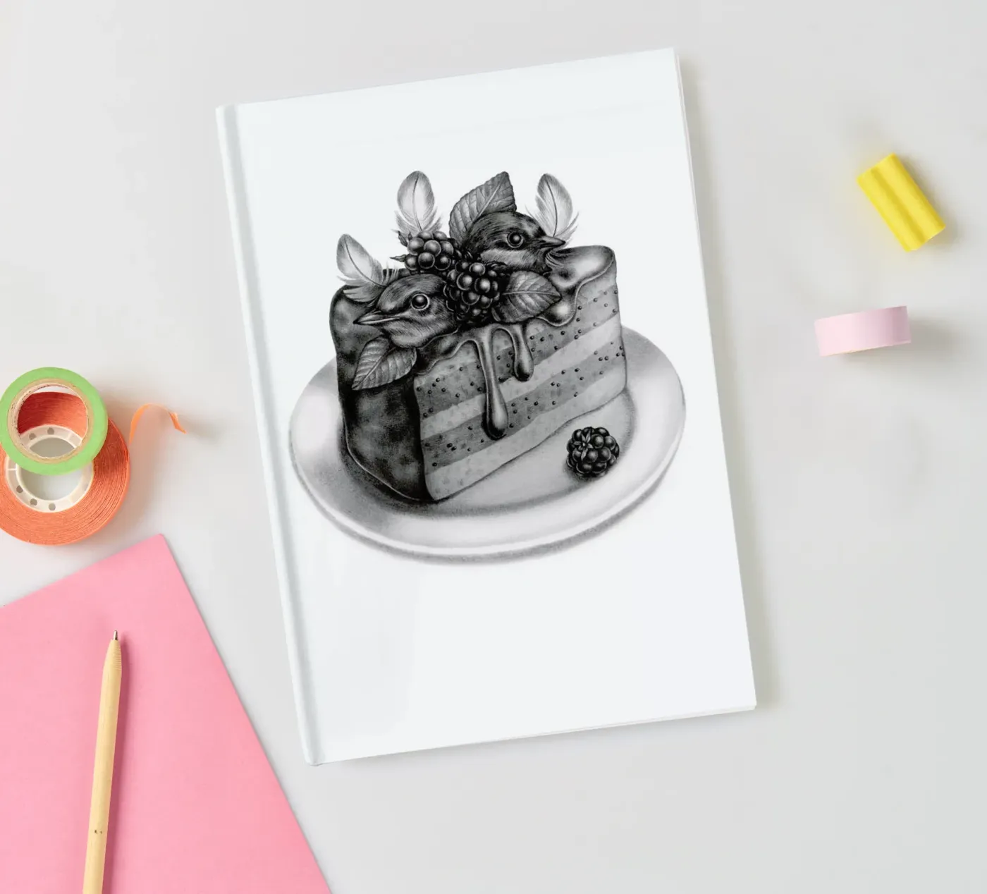 Cake notebook by Maria Vdovichenko