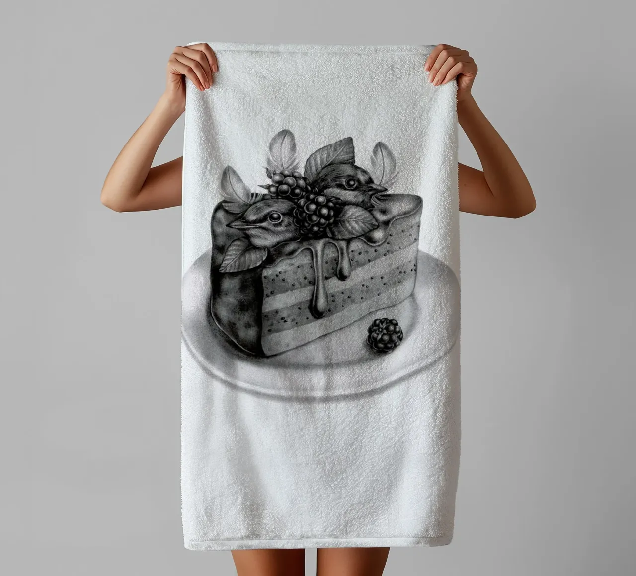 Cake towel by Maria Vdovichenko