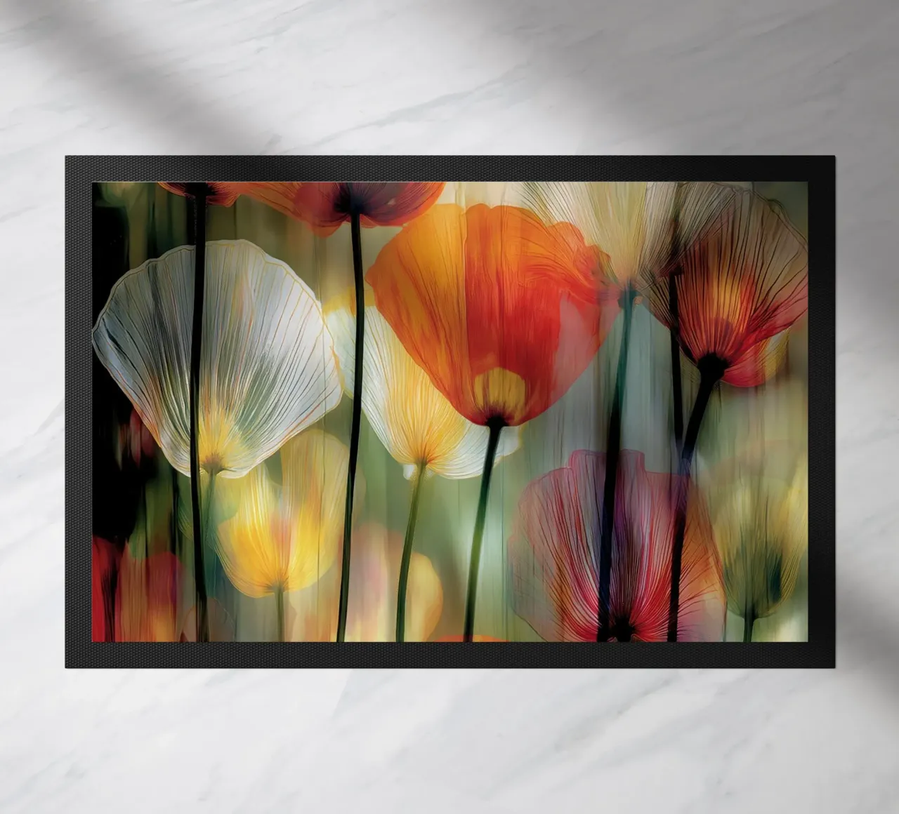 Klaprozen deurmat van Pictura