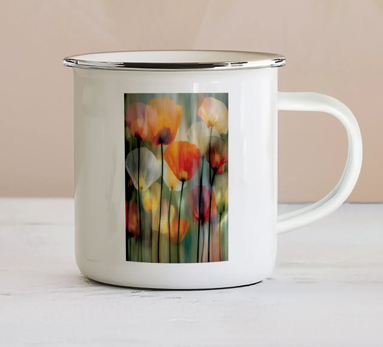 Klaprozen tazza in smalto da Pictura
