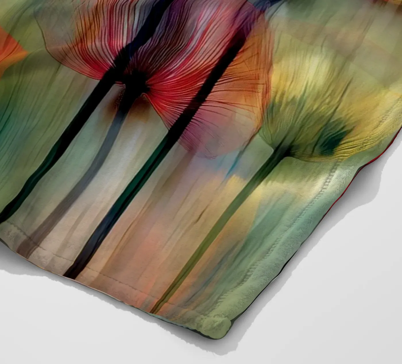 Klaprozen fleecedeken van Pictura