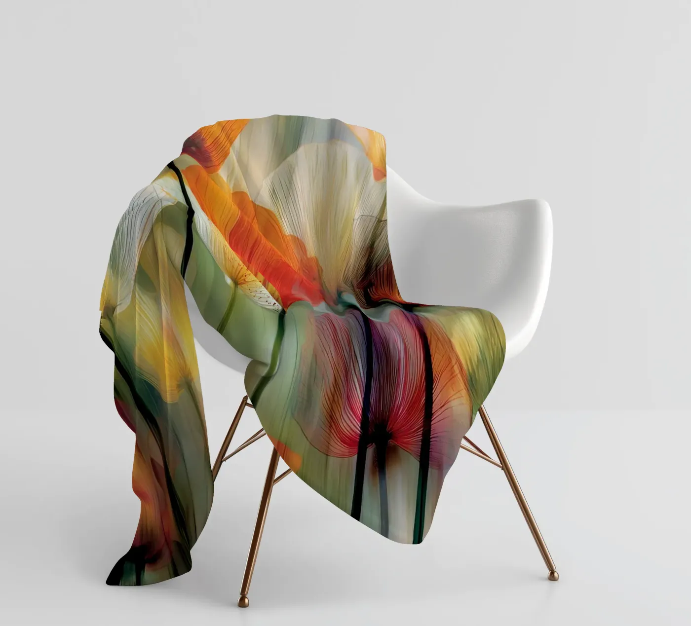 Klaprozen fleecedeken van Pictura