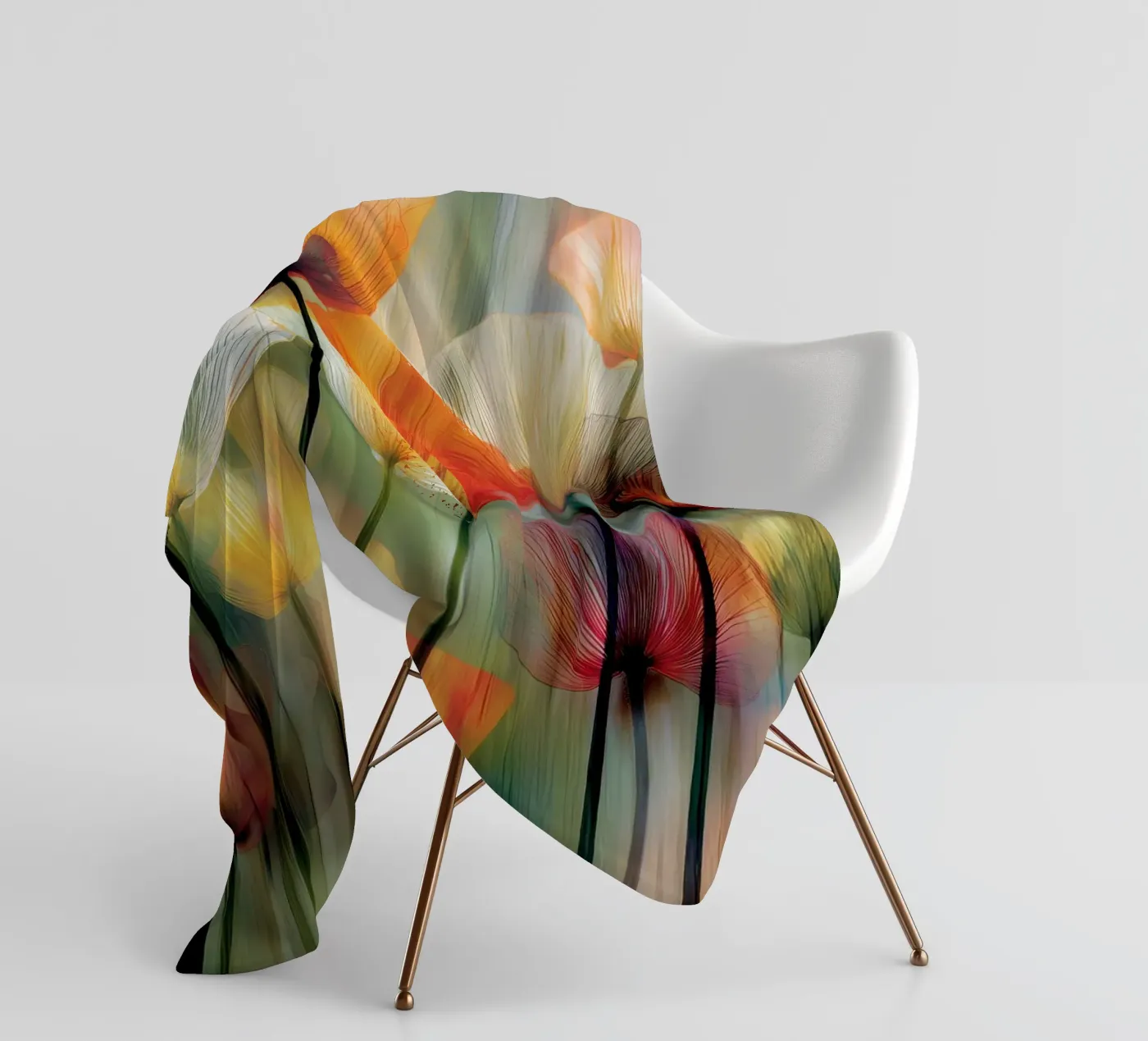 Klaprozen fleecedeken van Pictura