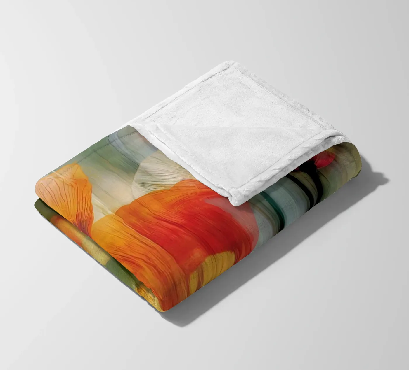 Klaprozen fleecedeken van Pictura