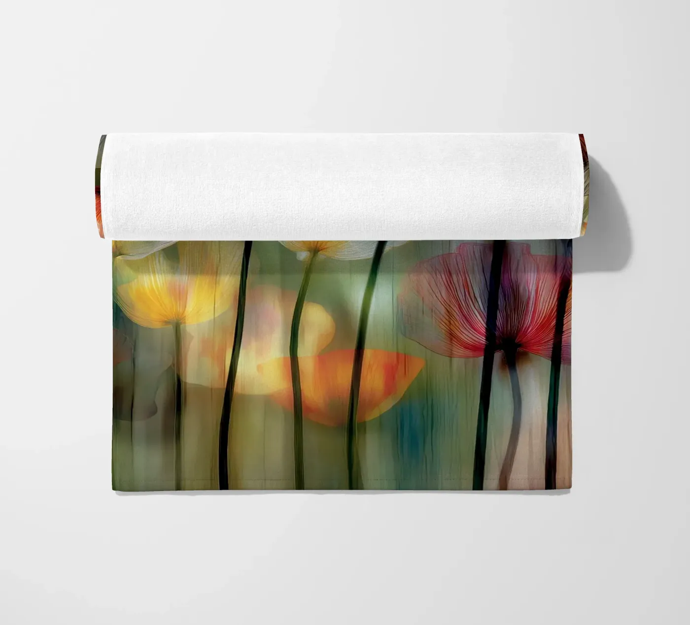 Klaprozen strandhanddoek van Pictura