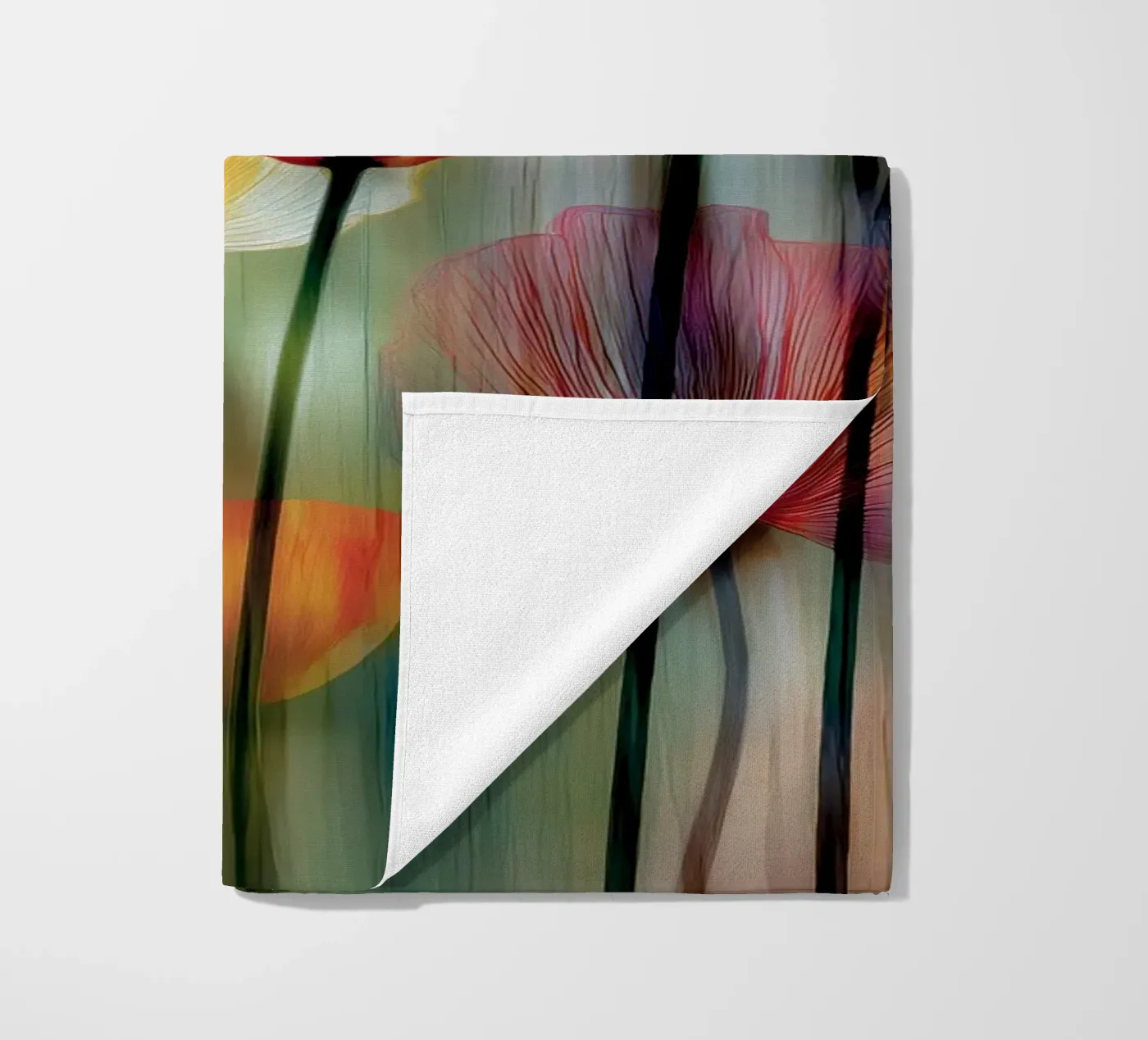 Klaprozen strandhanddoek van Pictura