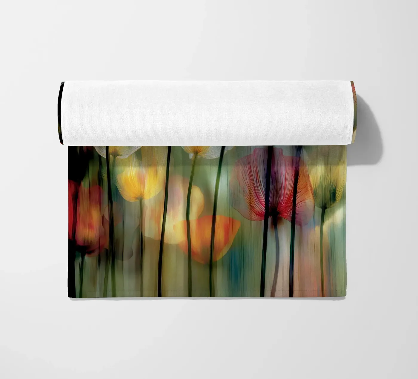 Klaprozen strandhanddoek van Pictura