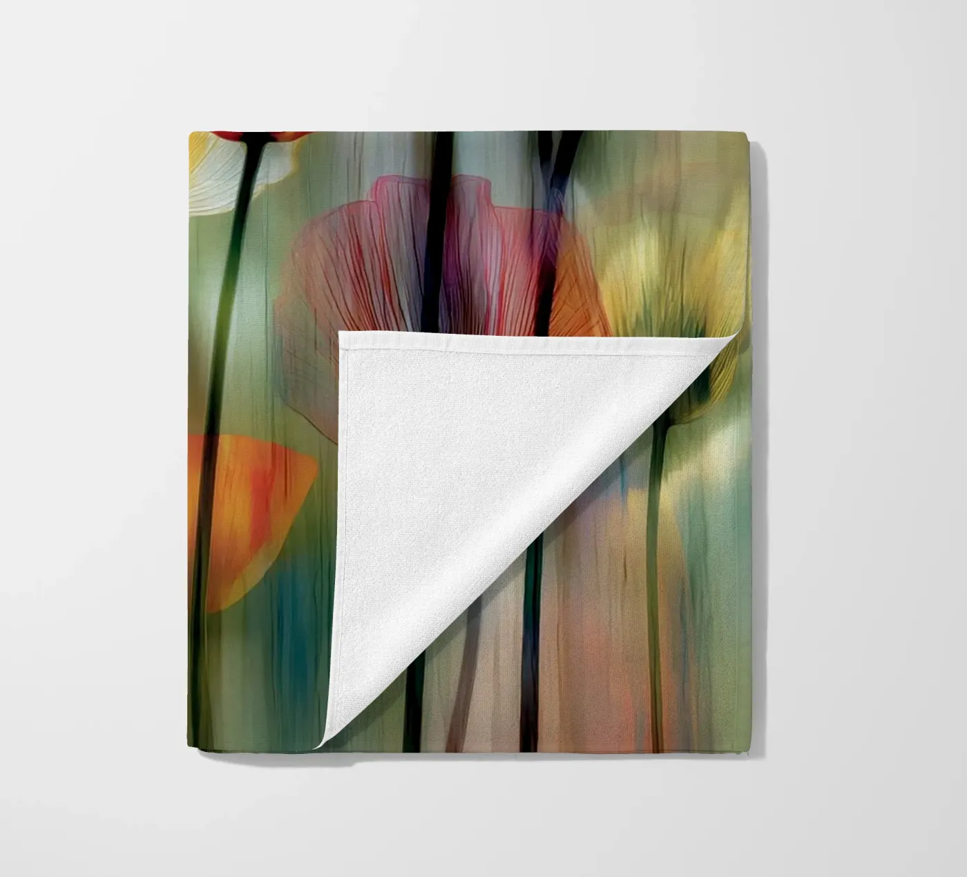 Klaprozen strandhanddoek van Pictura